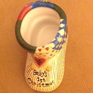 Baby’s First Christmas Bootie Ornament